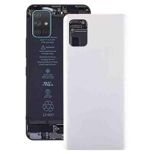 For Galaxy A71 Original Battery Back Cover (White)