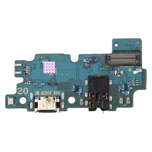 For Galaxy A20 SM-A205F Original Charging Port Board