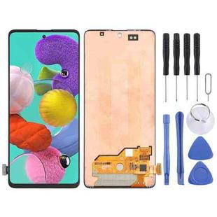 Original Super AMOLED LCD Screen for Galaxy A51 4G with Digitizer Full Assembly (Black)