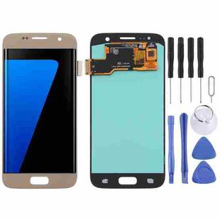 OLED LCD Screen for Samsung Galaxy S7 with Digitizer Full Assembly (Gold)