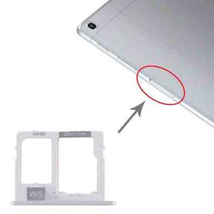 For Samsung Galaxy Tab A 10.1 (2019) / SM-T515 SIM Card Tray + Micro SD Card Tray (Silver)