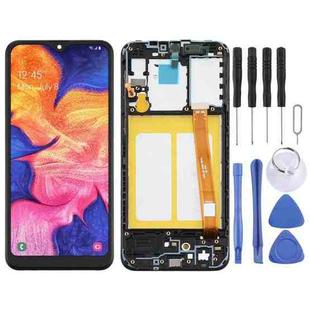 TFT LCD Screen for Samsung Galaxy A10e Digitizer Full Assembly with Frame (Black)