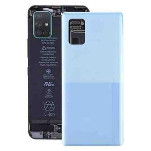 For Samsung Galaxy A71 5G SM-A716 Battery Back Cover (Blue)