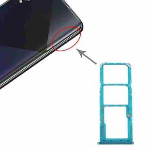 For Samsung Galaxy A50s SM-A507 SIM Card Tray + SIM Card Tray + Micro SD Card Tray (Green)