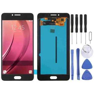 OLED LCD Screen for Galaxy C7 Pro / C7010 with Digitizer Full Assembly (Black)