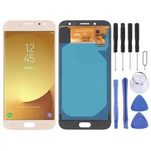 TFT LCD Screen for Galaxy J7 (2017) / J7 Pro /  J730F/DS, J730FM/DS,AT&T with Digitizer Full Assembly (Gold)