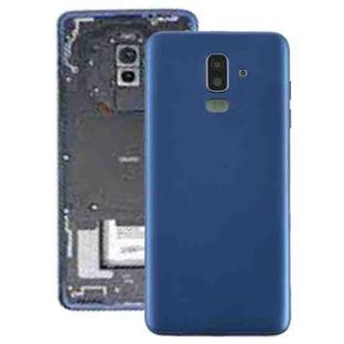 For Galaxy J8 (2018), J810F/DS, J810Y/DS, J810G/DS Back Cover with Side Keys & Camera Lens (Blue)