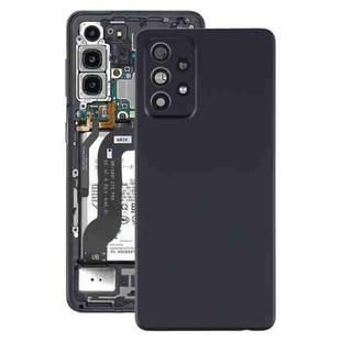 For Samsung Galaxy A52 5G / A52 4G Battery Back Cover with Camera Lens Cover (Black)