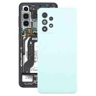 For Samsung Galaxy A52 5G / A52 4G Battery Back Cover with Camera Lens Cover(Green)