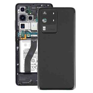 For Samsung Galaxy S20 Ultra Battery Back Cover with Camera Lens Cover (Black)