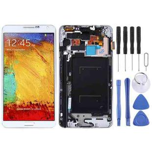 TFT LCD Screen for Galaxy Note 3 / N9005 (3G Version) Digitizer Full Assembly with Frame & Side Keys (White)