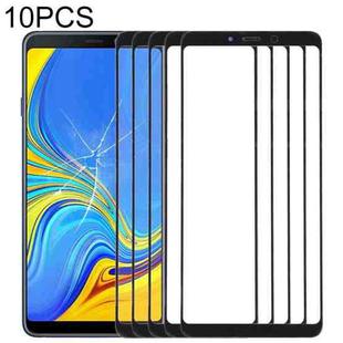 For Samsung Galaxy A9 (2018) / A9s 10pcs Front Screen Outer Glass Lens (Black)