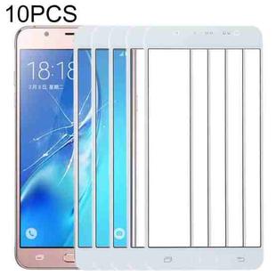 For Samsung Galaxy J5 (2016) / J510FN / J510F / J510G / J510Y / J510M 10pcs Front Screen Outer Glass Lens (White)