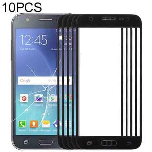 For Samsung Galaxy J5 / J500 10pcs Front Screen Outer Glass Lens (Black)