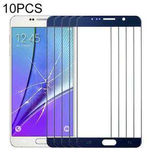 For Samsung Galaxy Note 5 10pcs Front Screen Outer Glass Lens (Dark Blue)