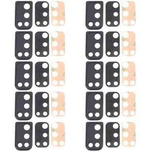 For Samsung Galaxy M21 SM-M215 10pcs Camera Lens Cover (Black)