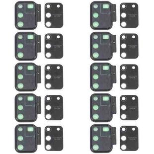 For Samsung Galaxy S10 Lite SM-G770 10pcs Camera Lens Cover (Black)