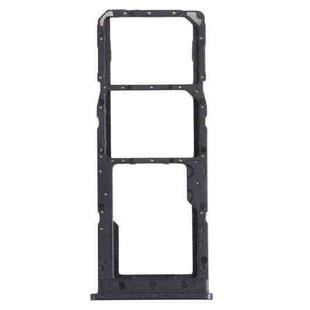 For Samsung Galaxy M12 SM-M127 SIM Card Tray + SIM Card Tray + Micro SD Card Tray (Black)