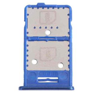 For Samsung Galaxy M31s SM-M317 SIM Card Tray + SIM Card Tray + Micro SD Card Tray (Blue)