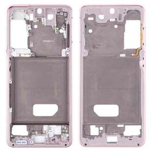 For Samsung Galaxy S21  Middle Frame Bezel Plate (Pink)