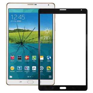 For Samsung Galaxy Tab S 8.4 LTE / T705 Front Screen Outer Glass Lens with OCA Optically Clear Adhesive (Black)