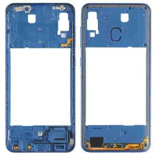 For Galaxy A30 SM-A305F/DS Back Housing Frame (Blue)