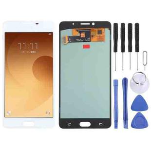OLED Material LCD Screen and Digitizer Full Assembly for Samsung Galaxy C9 Pro SM-C9000/C900(White)