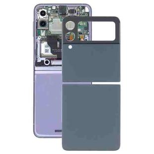 For Samsung Galaxy Z Flip3 5G SM-F711B Glass Battery Back Cover (Green)