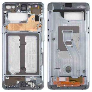 For Galaxy S10 5G  Middle Frame Bezel Plate with Side Keys (Grey)