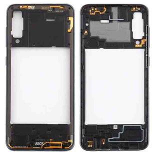 For Galaxy A50s  Rear Housing Frame with Side Keys (Black)