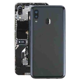 For Galaxy A20e Battery Back Cover with Side Keys (Black)