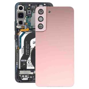 For Samsung Galaxy S22+ 5G SM-S906B Battery Back Cover with Camera Lens Cover (Pink)
