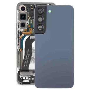 For Samsung Galaxy S22 5G SM-S901B Battery Back Cover with Camera Lens Cover (Blue)