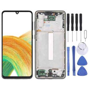 incell LCD Screen For Samsung Galaxy A33 5G SM-A336 Digitizer Full Assembly with Frame,Not Supporting Fingerprint Identification