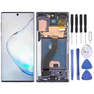 TFT LCD Screen For Samsung Galaxy Note10 SM-N970 Digitizer Full Assembly with Frame,Not Supporting Fingerprint Identification (Black)