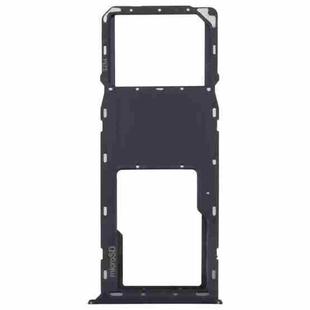 For Samsung Galaxy A03s SM-A037U Original SIM Card Tray + Micro SD card tray (Black)