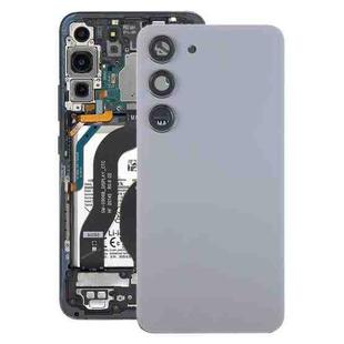 For Samsung Galaxy S23 SM-S911B OEM Glass Battery Back Cover with Camera Lens Cover(Grey)