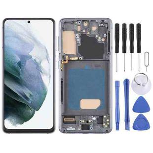 For Samsung Galaxy S21 5G SM-G991 TFT LCD Screen Digitizer Full Assembly with Frame (Grey)