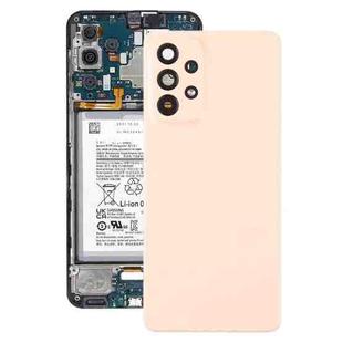 For Samsung Galaxy A53 5G SM-A536B Original Battery Back Cover with Camera Lens Cover(Pink)