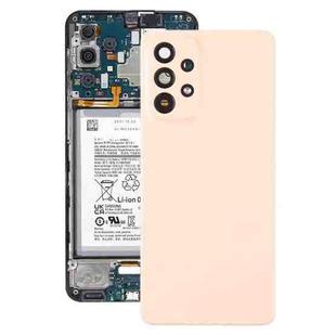 For Samsung Galaxy A33 5G SM-A336B Original Battery Back Cover with Camera Lens Cover(Pink)