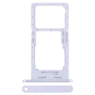 For Samsung Galaxy A25 5G SM-A256B Original SIM Card Tray + SIM Card Tray / Micro SD Card Tray (Silver)