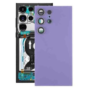 For Samsung Galaxy S24 Ultra SM-S928B OEM Battery Back Cover with Camera Lens Cover(Purple)