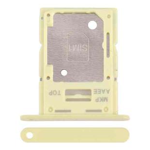 For Samsung Galaxy A15 4G SM-A155F Original SIM Card Tray + SIM / Micro SD Card Tray (Yellow)