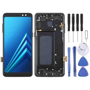 For Samsung Galaxy A8 2018 / A5 2018 SM-A530 Original LCD Screen Digitizer Full Assembly with Frame (Black)