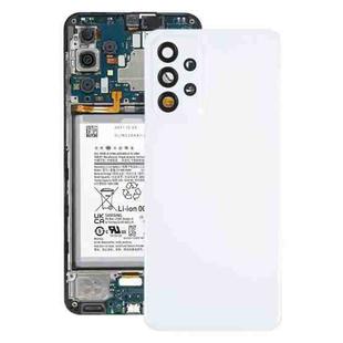 For Samsung Galaxy A23 4G SM-A235F Original Battery Back Cover with Camera Lens Cover(White)