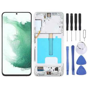 For Samsung Galaxy S22+ 5G SM-S906B Original LCD Screen Digitizer Full Assembly with Frame (White)