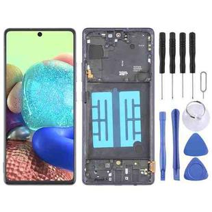 For Samsung Galaxy A71 5G SM-A716B 6.43 inch OLED LCD Screen Digitizer Full Assembly with Frame (Black)