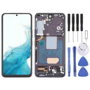 For Samsung Galaxy S22 5G SM-S901B EU Version TFT LCD Screen Digitizer Full Assembly with Frame (Black)