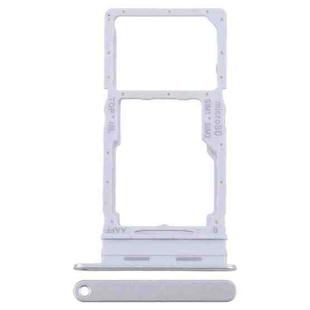 For Samsung Galaxy A16 5G SM-A166B Original SIM Card Tray + SIM Card Tray / Micro SD Card Tray (Silver)