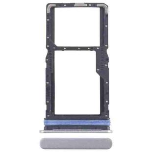 For Samsung Galaxy A06 5G SM-A066B Original SIM + SIM / Micro SD Card Tray (Silver)